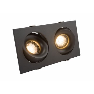 DK2122-BK Встраиваемый светильник, IP 20, 50 Вт, GU10, черный, алюминий-foto2