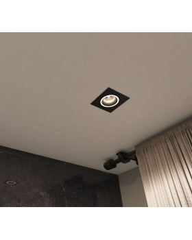 DK2061-BK Встраиваемый светильник IP 20, до 15 Вт, GU10, LED, черный, алюминий-foto4