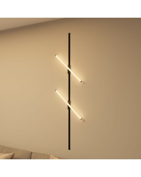 DK6638-BK Поворотный однофазный трековый светильник STROM со светодиодом L600mm 220V 15W 150° 3000K IP20 черный алюминий/акрил-foto5