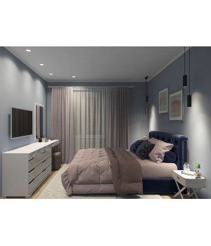 DK3026-WH Встраиваемый светильник, IP 20, 10 Вт, GU5.3, LED, белый, пластик-foto11