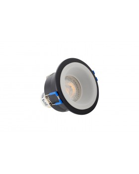 DK4033-BK Встраиваемый светильник, IP 20, 10 Вт, GU10, черный/белый, алюминий/пластик-foto4