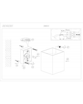DK8023-BK Бра настенное IP20, G9, 40 Вт, черный, алюминий-foto2