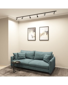 DK6050-BK Трековый светильник IP 20, 15 Вт, GU10, черный, алюминий, пластик-foto4