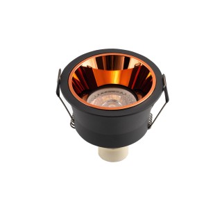 DK2410-BK Встраиваемый светильник, IP 20, 5 Вт, GU10, черно-коричневый, алюминий-foto2