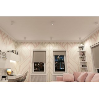 DK3090-WH+CH Светильник накладной IP 20, 10 Вт, GU5.3, LED, белый/хром, пластик-foto2