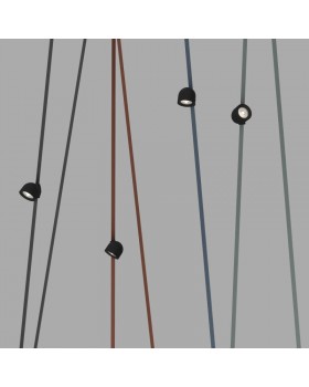 DK5540-BK Поворотный светильник для трека-ремня Belty, серия Spot, со светодиодом, D100*H107мм, 48V DC, 12W, RA90, 38°, 4000K, IP20, черный, алюминий-foto6