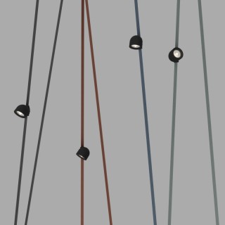 DK5540-BK Поворотный светильник для трека-ремня Belty, серия Spot, со светодиодом, D100*H107мм, 48V DC, 12W, RA90, 38°, 4000K, IP20, черный, алюминий-foto6