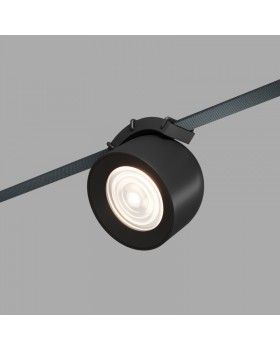 DK5540-BK Поворотный светильник для трека-ремня Belty, серия Spot, со светодиодом, D100*H107мм, 48V DC, 12W, RA90, 38°, 4000K, IP20, черный, алюминий-foto2