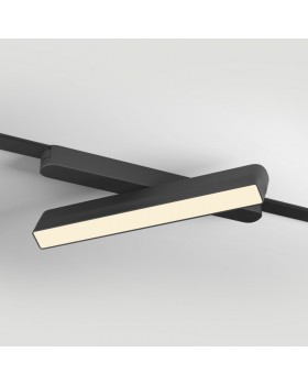 DK5303-BK Светильник для трека Air, серия Linear 3000 со светодиодом, L230*W26*H60мм, 48V DC, 9W, RA?90, 120°, 3000K, IP20, черный, алюминий-foto2