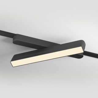 DK5303-BK Светильник для трека Air, серия Linear 3000 со светодиодом, L230*W26*H60мм, 48V DC, 9W, RA?90, 120°, 3000K, IP20, черный, алюминий-foto2