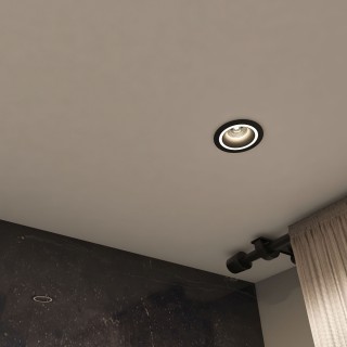 DK2060-BK Встраиваемый светильник IP 20, до 15 Вт, GU10, LED, черный, алюминий-foto4