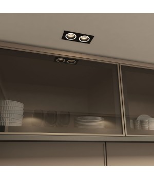 DK2062-BK Встраиваемый светильник, IP 20, до 15 Вт, GU10, LED, черный, алюминий-foto4