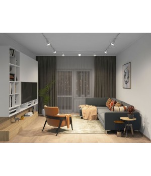 DK6012-WH Трековый светильник IP 20, 50 Вт, GU10, белый, алюминий-foto3