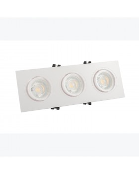 DK3023-WH Встраиваемый светильник, IP 20, 10 Вт, GU5.3, LED, белый, пластик-foto2