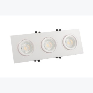 DK3023-WH Встраиваемый светильник, IP 20, 10 Вт, GU5.3, LED, белый, пластик-foto2
