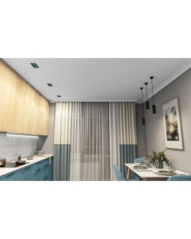 DK3072-BK+CY Встраиваемый светильник, IP 20, 10 Вт, GU5.3, LED, черный/голубой, пластик-foto2