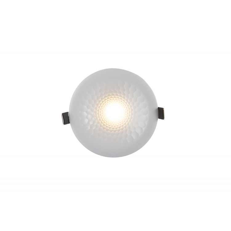 DK3044-WH Встраиваемый светильник, IP 20, 4Вт, LED, белый, пластик