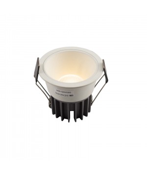 DK4400-WH Встраиваемый светильник, IP 20, 7 Вт, LED 3000, белый, алюминий