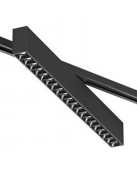 DK6644-BK Поворотный однофазный трековый светильник EDDER со светодиодом L538mm 220V 40W 30° 4000K IP20 черный алюминий