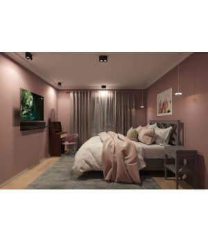 DK2002-BK Светильник накладной IP 20, 50 Вт, GU10, черный, алюминий-foto4