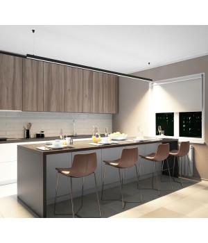 DK9304-BK Линейный светильник 72W 3000mm 4000K, черный-foto5