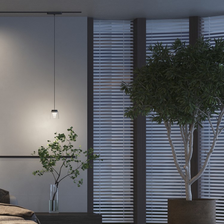 DK5377-BK Светильник для трека Air, серия Hang 2700-6500 со светодиодом, ?90*86mm, 48V DC, 4W, RA?95, 120°, 2700-6500K, IP20, черный, алюминий, стекло, акрил DK5377-BK Светильник для трека Air, серия Hang 2700-6500 со светодиодом, ?90*86mm, 48V DC, 4W, RA?95, 120°, 2700-6500K, IP20, черный, алюминий, стекло, акрил