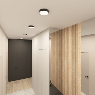 DK2850-BK Накладной светильник TAB 24 Вт, LED 3000K/4000K/6500K, IP 20, d160mm, черный, алюминий/акрил-foto6