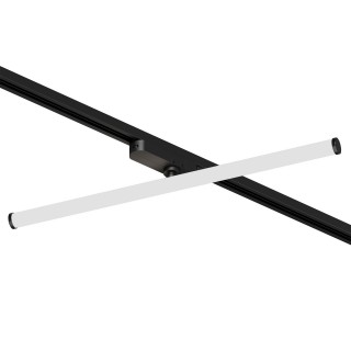 DK6648-BK Поворотный однофазный трековый светильник STROM со светодиодом L600mm 220V 15W 150° 4000K IP20 черный алюминий/акрил-foto2