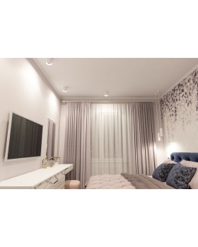 DK3090-WH+PI Светильник накладной IP 20, 10 Вт, GU5.3, LED, белый/розовый, пластик-foto2