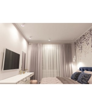 DK3090-WH+PI Светильник накладной IP 20, 10 Вт, GU5.3, LED, белый/розовый, пластик-foto2