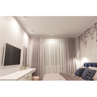 DK3090-WH+PI Светильник накладной IP 20, 10 Вт, GU5.3, LED, белый/розовый, пластик-foto2