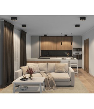 DK3035-BK Светильник накладной IP 20, 10 Вт, GU5.3, LED, черный, пластик-foto8