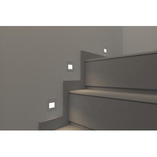 DK1016-WH Светильник встраиваемый в стену, IP 54, LED, 3 Вт, белый, алюминий-foto3