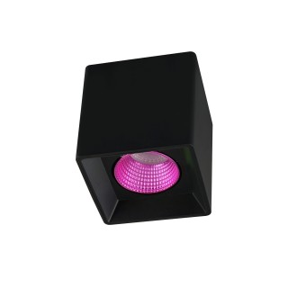 DK3080-BK+PI Светильник накладной IP 20, 10 Вт, GU5.3, LED, черный/розовый, пластик