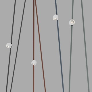 DK5540-WH+BK Поворотный светильник для трека-ремня Belty, серия Spot, со светодиодом, D100*H107мм, 48V DC, 12W, RA90, 38°, 4000K, IP20, белый с черным, алюминий-foto4