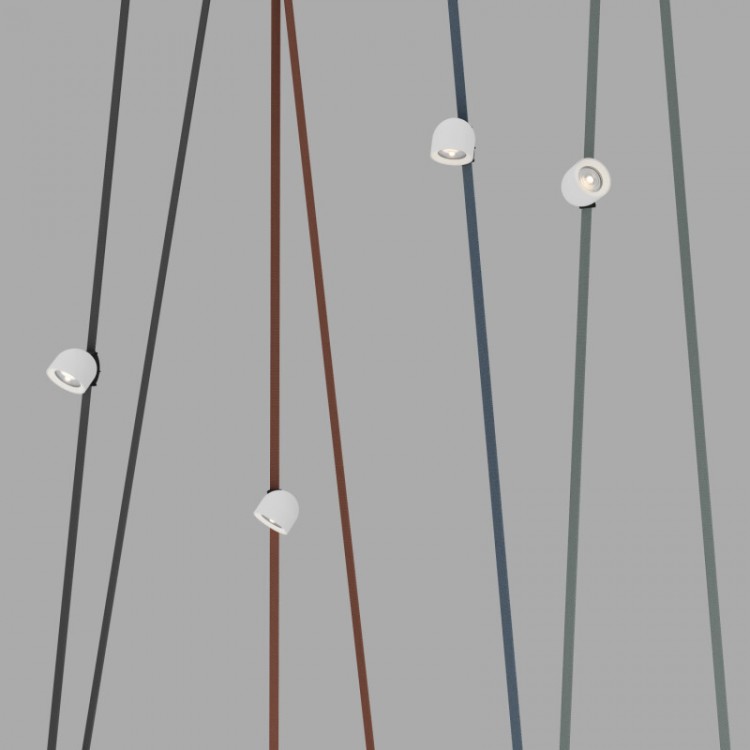 DK5540-WH+BK Поворотный светильник для трека-ремня Belty, серия Spot, со светодиодом, D100*H107мм, 48V DC, 12W, RA90, 38°, 4000K, IP20, белый с черным, алюминий DK5540-WH+BK Поворотный светильник для трека-ремня Belty, серия Spot, со светодиодом, D100*H107мм, 48V DC, 12W, RA90, 38°, 4000K, IP20, белый с черным, алюминий