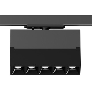 DK6446-BK Поворотный однофазный трековый светильник EDDER со светодиодом L136mm 220V 10W 30° 4000K IP20 черный алюминий-foto3