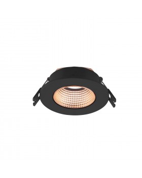 DK3061-BBR Встраиваемый светильник, IP 20, 10 Вт, GU5.3, LED, черный/бронзовый, пластик-foto2