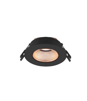 DK3061-BBR Встраиваемый светильник, IP 20, 10 Вт, GU5.3, LED, черный/бронзовый, пластик-foto2