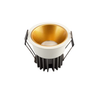 DK4500-WG Встраиваемый светильник, IP 20, 12 Вт, LED 3000, бело-золотой, алюминий-foto2