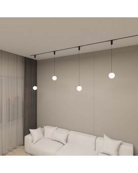 DK8052-BK Подвесной светильник SMART MOON 5W DIM 3000K-6000K, ?130мм, черный, акрил-foto4