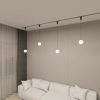 DK8052-BK Подвесной светильник SMART MOON 5W DIM 3000K-6000K, ?130мм, черный, акрил-foto4