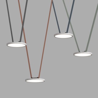 DK5566-WH+BK Cветильник для трека-ремня Belty, серия Flow, со светодиодом, D168*H29.5мм, 48V DC, 10W, RA90, 120°, 4000K, IP20, белый с черным, алюминий-foto3