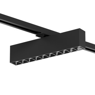 DK6444-BK Поворотный однофазный трековый светильник EDDER со светодиодом L273mm 220V 20W 30° 4000K IP20 черный алюминий-foto3