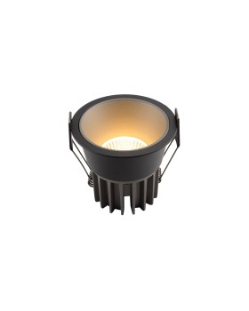 DK4500-BG Встраиваемый светильник, IP 20, 12 Вт, LED 3000, черно-серый, алюминий