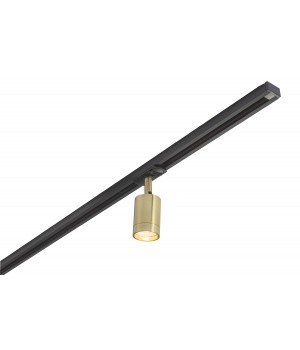 DK6201-BS Трековый светильник IP 20, 50 Вт, GU10, латунь, алюминий-foto4