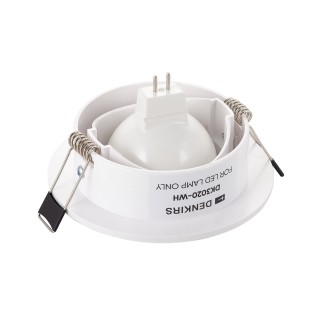 DK3020-WH Встраиваемый светильник, IP 20, 10 Вт, GU5.3, LED, белый, пластик-foto14