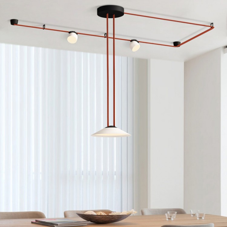 DK5564-WH+BK Cветильник для трека-ремня Belty, серия Flow, со светодиодом, D300*H71мм, 48V DC, 20W, RA90, 120°, 4000K, IP20, белый с черным, алюминий DK5564-WH+BK Cветильник для трека-ремня Belty, серия Flow, со светодиодом, D300*H71мм, 48V DC, 20W, RA90, 120°, 4000K, IP20, белый с черным, алюминий