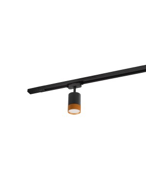 DK6405-BG Трековый светильник IP 20, 7 Вт, LED 3000, черный/золотой, алюминий-foto2