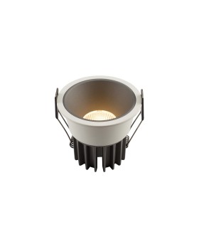 DK4500-GW Встраиваемый светильник, IP 20, 12 Вт, LED 3000, бело-серый, алюминий